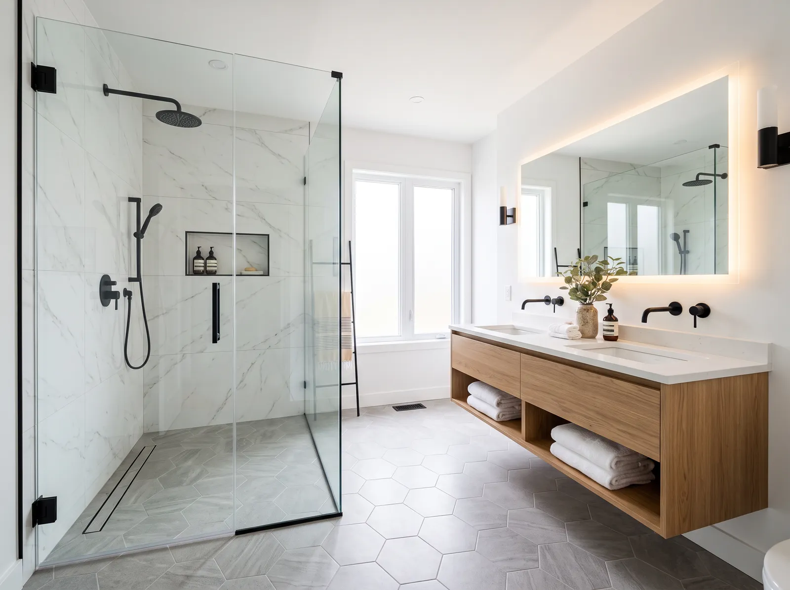Bathroom — Hidden Mold — after restoration
